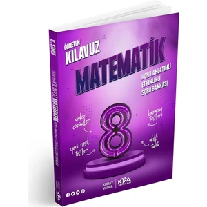 KVA Yayınları 8. Sınıf Öğreten Kılavuz Matematik Konu Anlatımlı Etkinlikli Soru Bankası