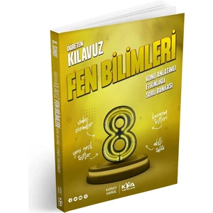 KVA Yayınları 8. Sınıf Öğreten Kılavuz Fen Bilimleri Konu Anlatımlı Etkinlikli Soru Bankası