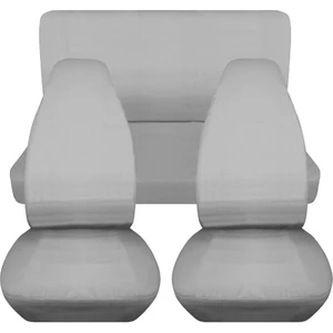 Gri Servis Kılıfı Düz Renk Likralı Ürün Terletmez Kumaş 1 Tk