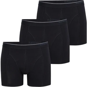 Erkek Boxer 3'lü Paket Tender Cotton 9673 - Siyah