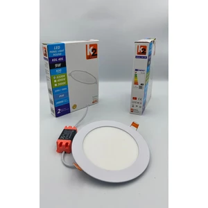 K2 Global Slim Yuvarlak LED Panel Sıvaaltı 9 Watt