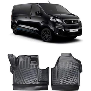 Peugeot Expert 2017 +  3D Havuzlu Paspas Siyah