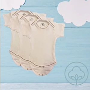 Betül Bebek 3lü Çıtçıtlı Organik Pamuk Bebek Zıbını