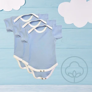 Betül Bebek 3lü Çıtçıtlı Organik Pamuk Bebek Zıbını