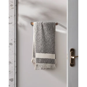 Madame Coco Brest %100 Pamuk Ipliği Boyalı Yüz Havlusu - Antrasit - 50X85 cm - Natural Koleksiyon