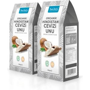 Organik Hindistan Cevizi Unu 2 x 350 gr (Glutensiz, Vegan)
