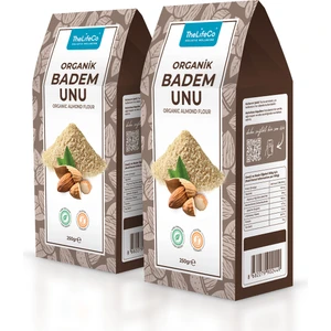 Organik Badem Unu 2 x 250 gr (Glutensiz, Katkısız, Vegan)