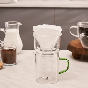 Draco Borosilikat Cam Dripper/Filtre Kahve Demleme Ekipmanı 450 ml