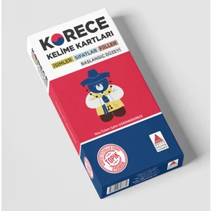 Delta Kültür Yayınevi Korece Kelime Kartları İsimler, Sıfatlar, Fiiller - Nisa Özlem Şahin