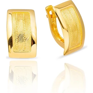 ÇGK KUYUMCULUK Trabzon Hasır Altın Küpe CGKKP056