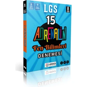 Adrenalin Yayınları 8. Sınıf Fen Bilimleri 15 Branş Deneme