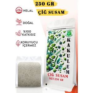 Sertifikalı Işlem Görmemiş Ham Çiğ Susam 250 gr