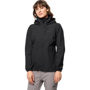 Jack Wolfskin Stormy Poınt 2L Kadın Siyah Ceket 1111202-6000