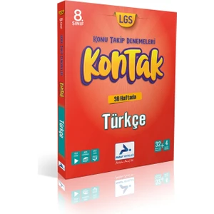 Paraf Yayınları 8. Sınıf Türkçe 36 Kontak Deneme
