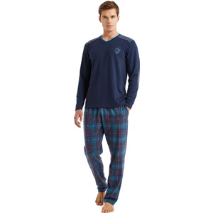 Erkek Pijama Takımı 40606 - Lacivert