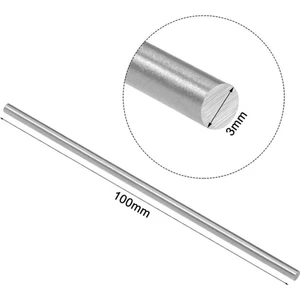3mm x 100MM Metal Mil Çelik Çubuk Aks Oyuncak Rc Araba Robot