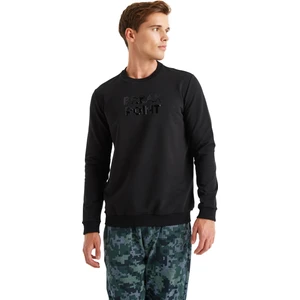 Erkek Sweatshirt 40628 - Siyah