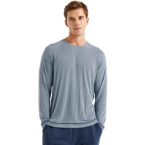Erkek T-Shirt 40595 - Mavi