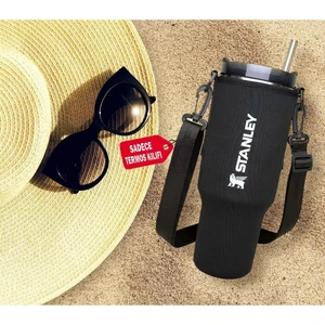 Stanley Quencher Pipetli Kulplu 1,18 Lt. Uyumlu Omuz Askılı Neopren Termos Koruma Kılıfı