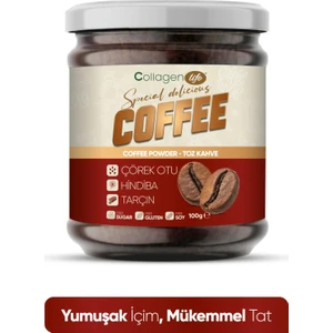 Collagen Life Hindiba, Tarçın ve Çörekotu Içeren Detox Kahve Net 100gr