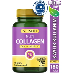 Multi Kolajen 180 Tablet - Collagen  Tip 1-2-3-5-10