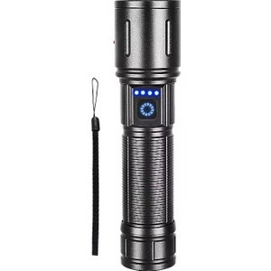 PD-4200 Yağmur Suyu Geçirmez 10WATT Süper LED Profesyonel Şarjlı El Feneri