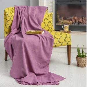 Şönil Çift Taraflı Kaymaz Koltuk-Çekyat Örtüsü (170X210)-GÜL Kurusu