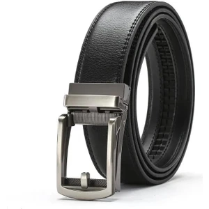 Otomatik Tokalı Takım Elbıse  Deliksiz Klasik Erkek Kemeri