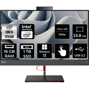 Thinkcentre Neo 50A Intel Core I5 12450H 16GB 1tb SSD 23.8" Fhd W11P Multi-Touch All In One Bilgisayar 12B800E0TRP388