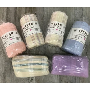 Bezi Naturel Kumaş Lastikli Çift Kişilik Çarşaf Seti (160 x 200+30)