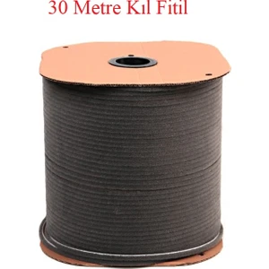 Sürme Sürgülü Sineklik ve Cam Balkon Kıl Fitil 30 Metre ( Taban 6,7 x Yükseklik 7 mm )