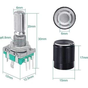 Roboyol Store EC11 Rotary Encoder + Pot Başlığı