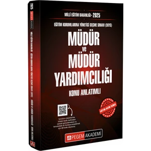 Pegem Akademi Yayıncılık   2025 Milli Eğitim Bakanlığı (Ekys) Müdür Ve Müdür Yardımcılığı Konu Anlatımı