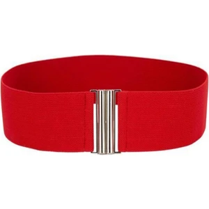 Brand & Belt 5.cm Gümüş Tokalı Lastikli Kemer Modeli