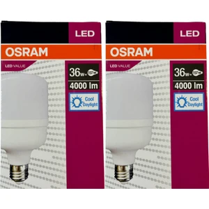 36W (197W) 6500K (Beyaz Işık) E27 Duylu LED Torch Ampul (2 Adet)