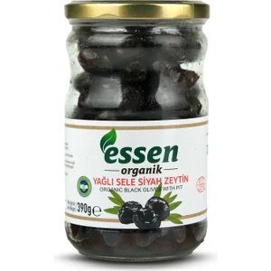 Essen Organik Yağlı Sele Siyah Zeytin 350 gr