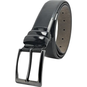 Genuine Leather Company Eds  Erkek Siyah Rugan Kemer