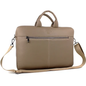 Derise Club Unisex Omuz Askılı Vizon Dosya Tablet Notebook Çantası 15,6 Inç Laptop ve Evrak Çantası