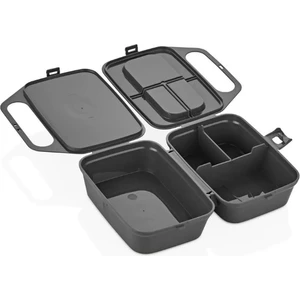 Bune Box 4 Bölmeli Taşınabilir Beslenme Kutusu - Yemek Saklama Kabı - Beslenme Çantası Desenli Lunchbox