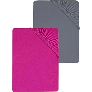2 Adet Düz Pamuklu Tek Kişilik 80 X 200 + 30 Cm Lastikli Penye Çarşaf