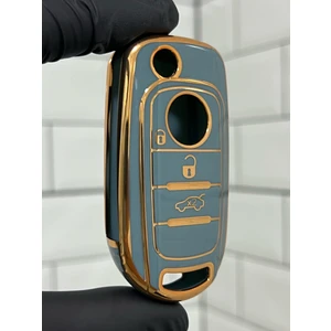 Barkas Elektronik Fiat Egea Sustalı Nano Anahtar Kılıfı Gri
