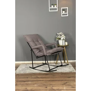 Sallanan Sandalye & Dinlenme Koltuğu, Sallanır Sandalye, Tv Koltuğu, Soho Kumaş, Yastıklı, Füme | Modern, Ergonomik ve Dayanıklı | Özel Koleksiyon