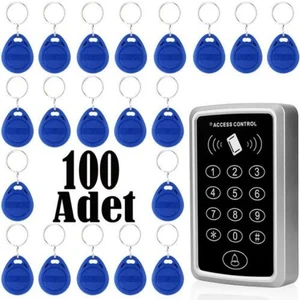Şifreli ve Kartlı Geçiş-Rfıd Şifreli Kapı Kilidi - 100 Adet Proximity Anahtarlık