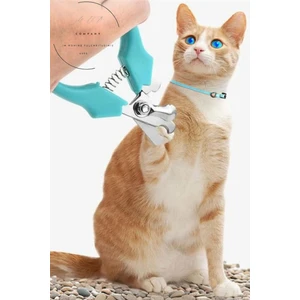 Tekno Trust Yaylı Kedi ve Küçük Irk Köpek Tırnak Makası Açık Mavi