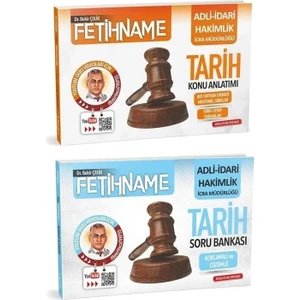 Bekir Çelik Kitapları Idari Hakimlik Icra Müdürlüğü Fetihname Tarih Konu + Soru 2 Li Set