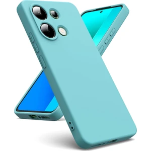 Xiaomi Redmi Note 13 Pro 4g Kılıf Yüksek Kalite 3D Kamera Korumalı Içi Kadife Lansman Liquid Silikon Kapak