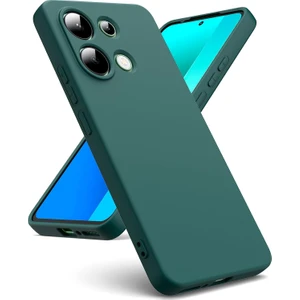 Xiaomi Redmi Note 13 4g Kılıf Yüksek Kalite 3D Kamera Korumalı Içi Kadife Lansman Liquid Silikon Kapak