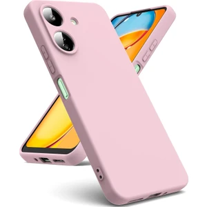 Xiaomi Redmi 13C / Poco C65 Kılıf Yüksek Kalite 3D Kamera Korumalı Içi Kadife Lansman Liquid Silikon Kapak