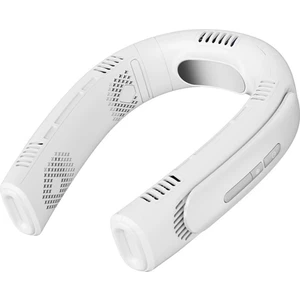 Taşınabilir Klima Boyun Fanı Yarı Iletken Soğutma Bladeless, Şarj Edilebilir Asılı Kişisel Beyaz (Yurt Dışından)