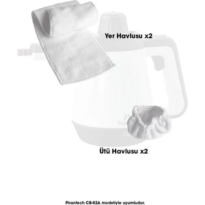 CB-02A / CB-902 Buharlı Temizlik Makinası Yedek Bez Seti
